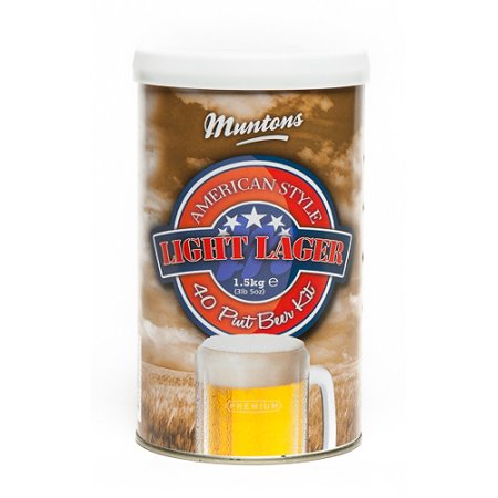 Muntons American Style Light Lager Hopped Can Kit