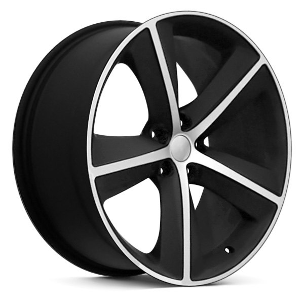 20 Inch Rim Fits 06-21 Dodge Charger SRT Style Satin Black Mach D Wheel Direct Fit