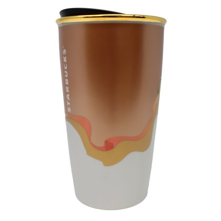 Starbucks 2018 Double Wall Ceramic Sparkle Blend Tumbler, 12 Oz