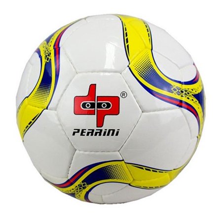 8306 Perrini - Official Size 5 Soccer Ball Yellow & Blue