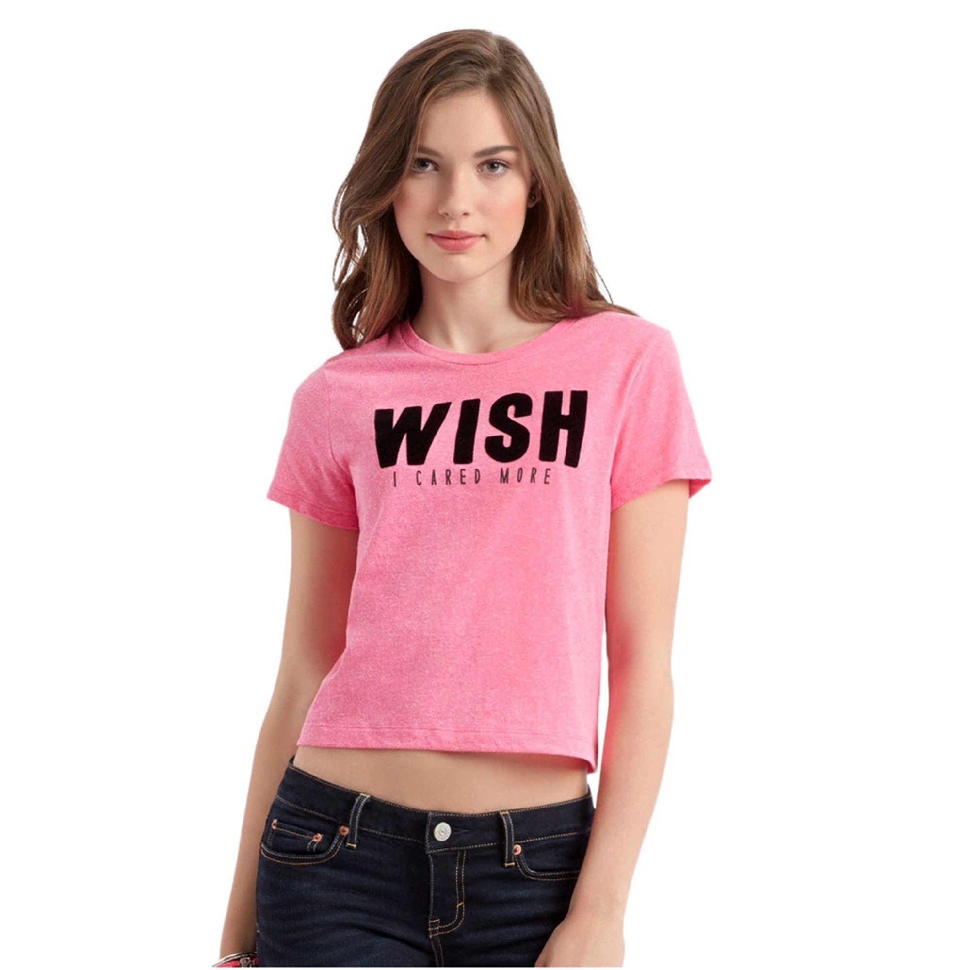 Aeropostale Womens Wish Embellished T-Shirt
