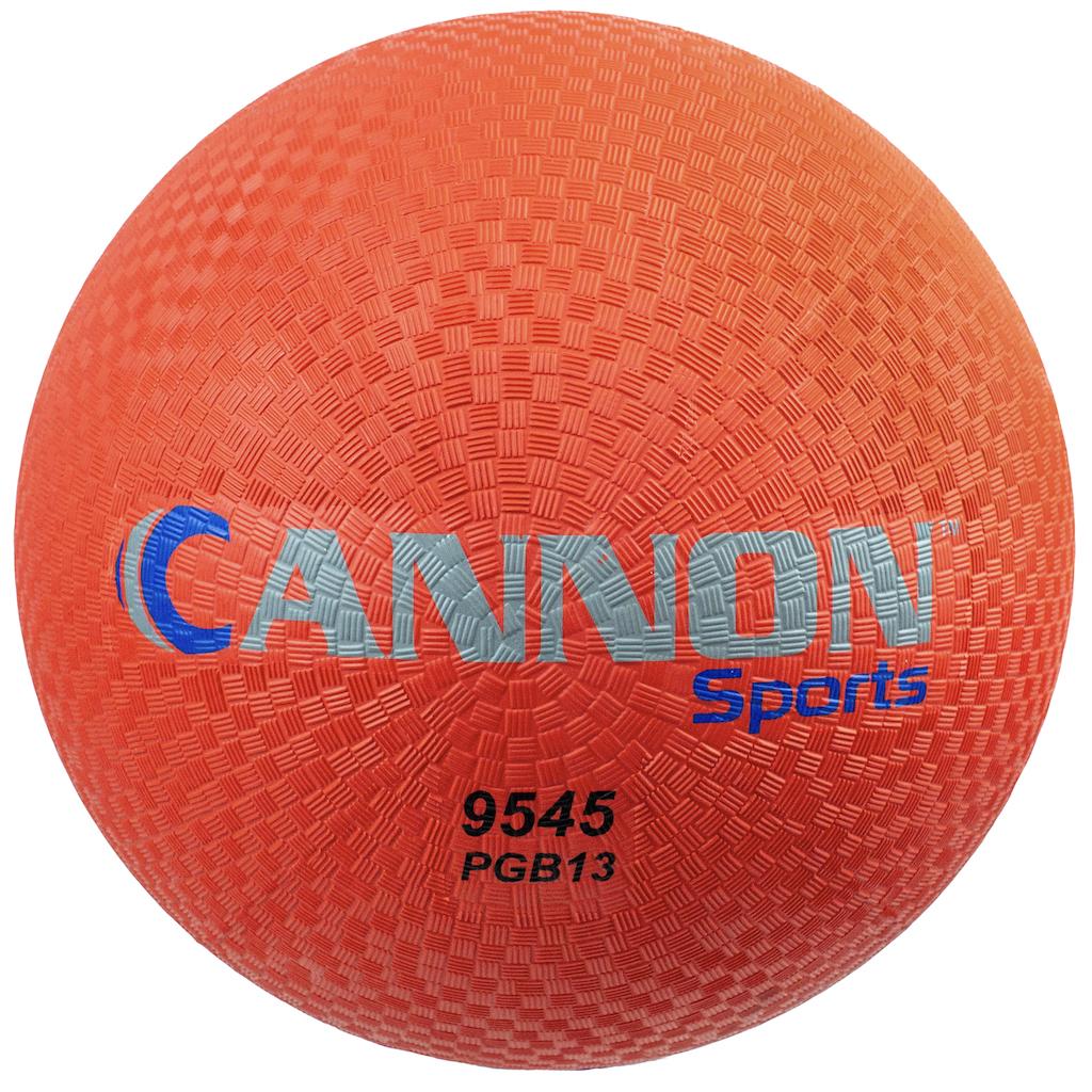 Cannon Sports Durable Rubber Playground Ball for Multi-Game Fun - Perfect for 4-Square  Kickball  Dodgeball  and Handball - Multiple Color Options and