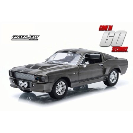 Greenlight Gone in 60 Seconds 1967 Custom Ford Mustang Eleanor, Gray 18220 - 1/24 Scale Diecast Model Toy Car