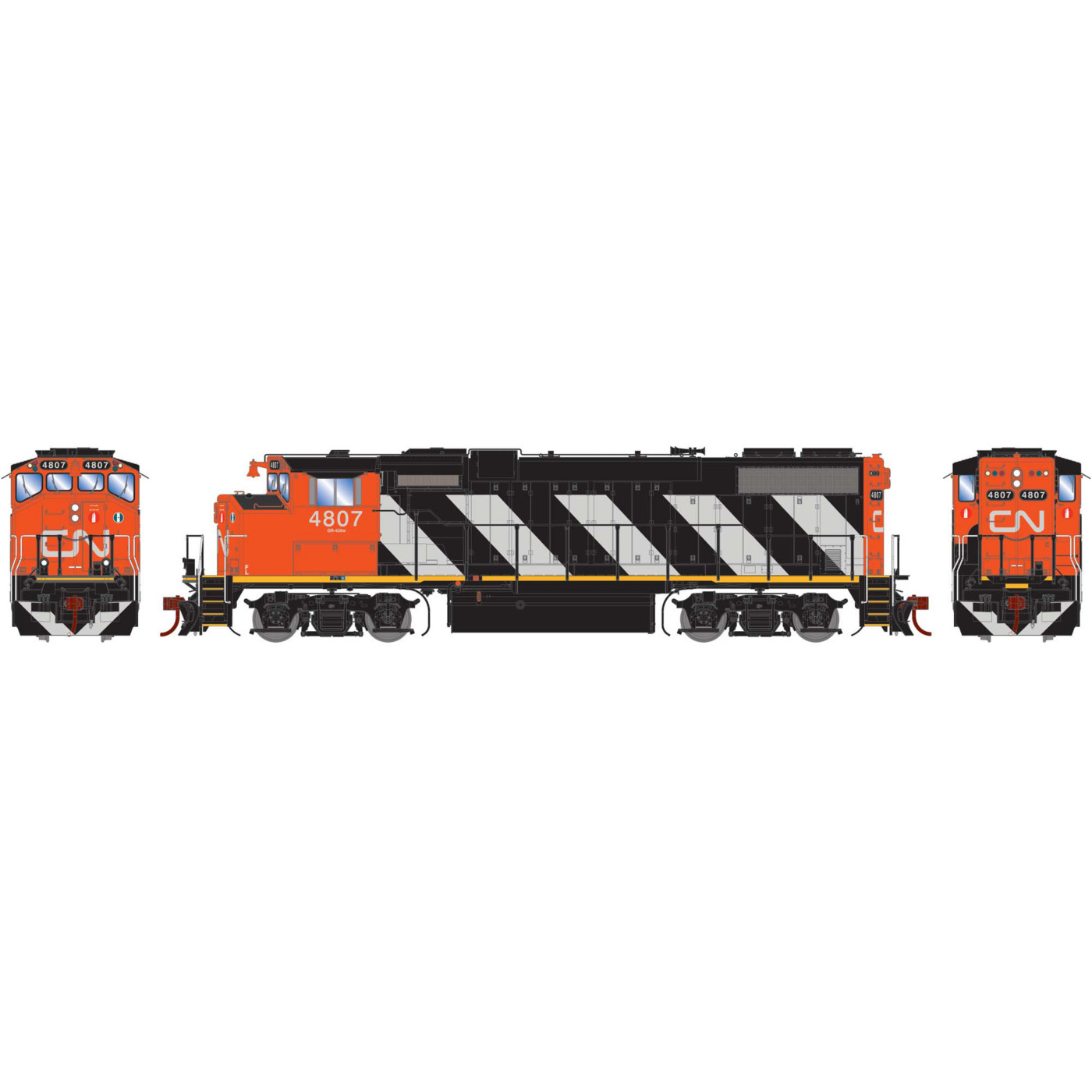 Athearn HO GP38-2(W) GMD with DCC & Sound CN #4807, ATHG65494