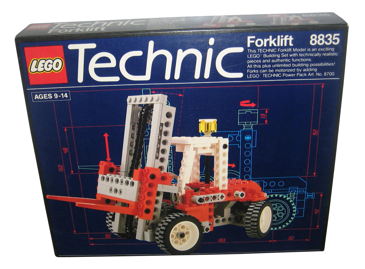 LEGO Technic Forklift Building Toy Set 8835