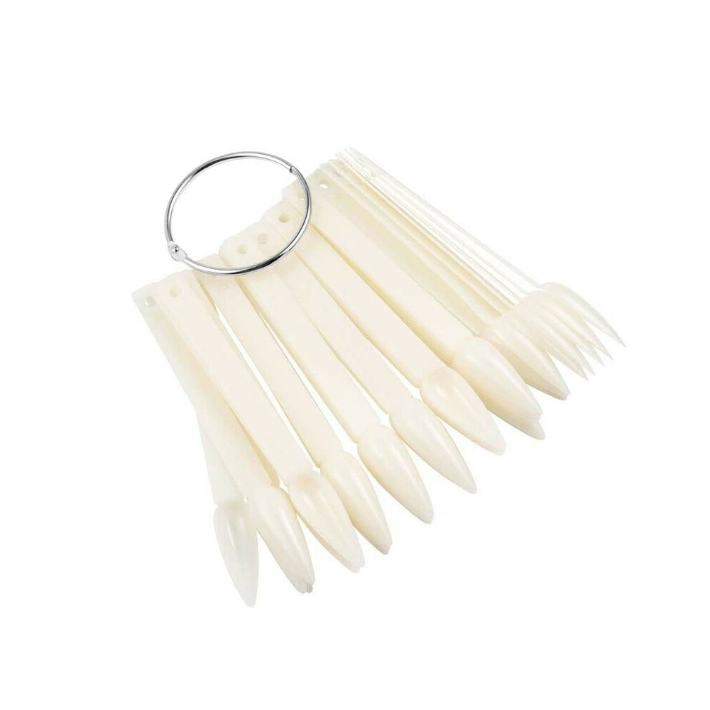 Display Nail Art Tips Ring Practice Color Pop Tip Sticks Nail Practice Set 40Pcs