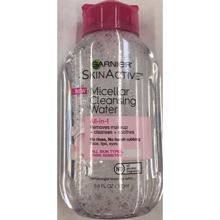 Garnier SkinActive All-in-1 Micellar Facial Cleansing Water, 3.4 Fl. Oz