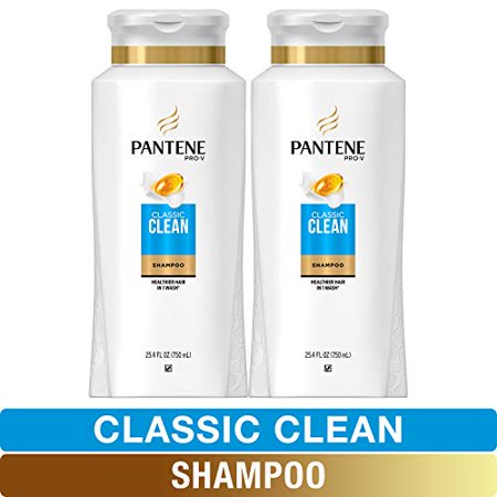 Pantene  Shampoo  Pro-V Classic Clean  25.4 Fl Oz  Twin Pack