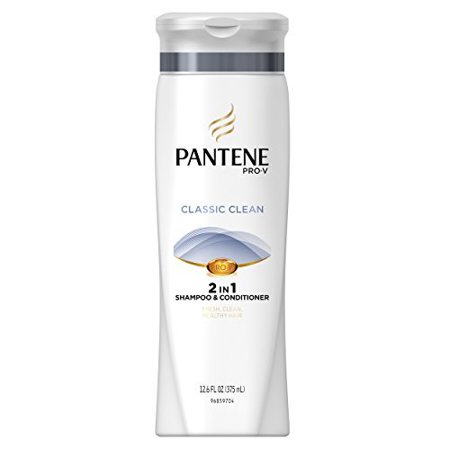4 Pack Pantene Pro-V Classic Clean 2-in-1 Shampoo & Conditioner 12.6 Oz Each