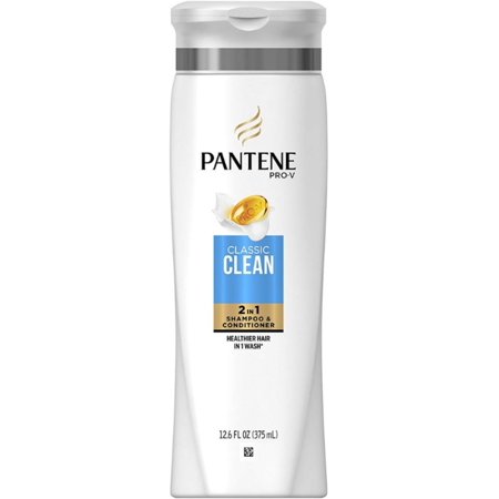 Pantene Pro-V Classic Clean 2-in-1 Shampoo & Conditioner 12.60 Oz (Pack of 3)