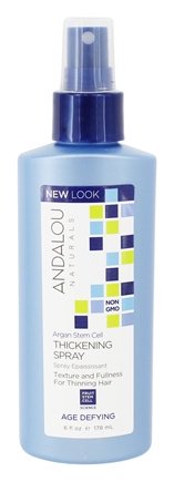 Argan Stem Cell Age Defying Thickening Spray - 6 Fl. Oz. by Andalou Naturals (pack of 12)
