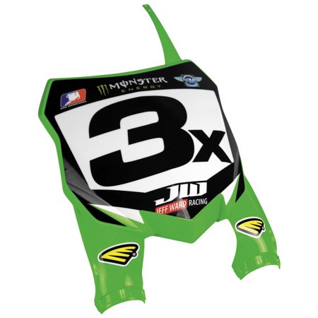 Cycra Stadium Number Plate Green   1CYC-0701-72