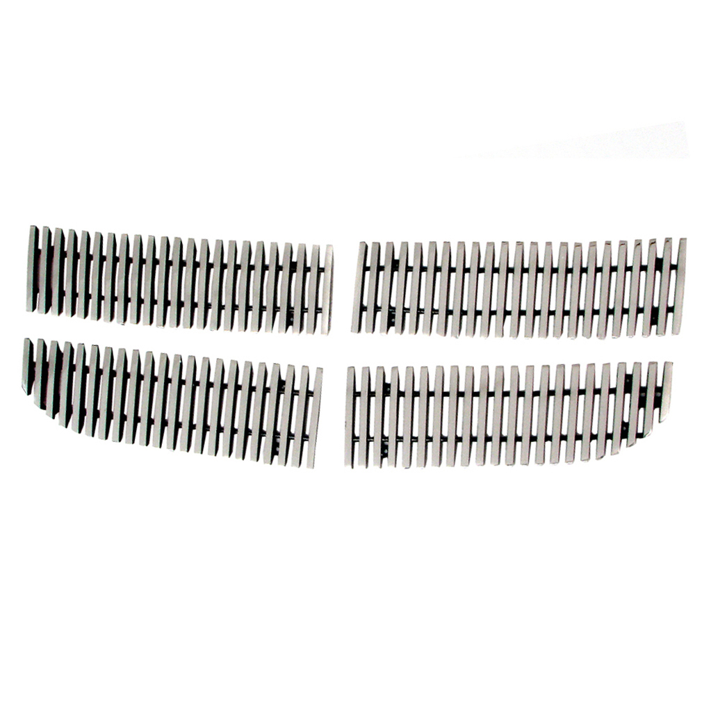 EAG Fit for 07-12 Dodge Caliber SRT Vertical Overlay Billet Grille 8mm