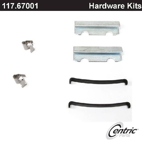 GO-PARTS Replacement for 1990-2001 International 2554 Front Disc Brake Hardware Kit