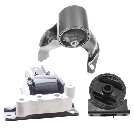CF Advance for 09-17 Mitsubishi Lancer 2.4L L4 Engine Motor Mount Set of 3PCS New A5416 A4644 A5423 2009 2010 2011 2012 2013 2014 2015 2016 2017