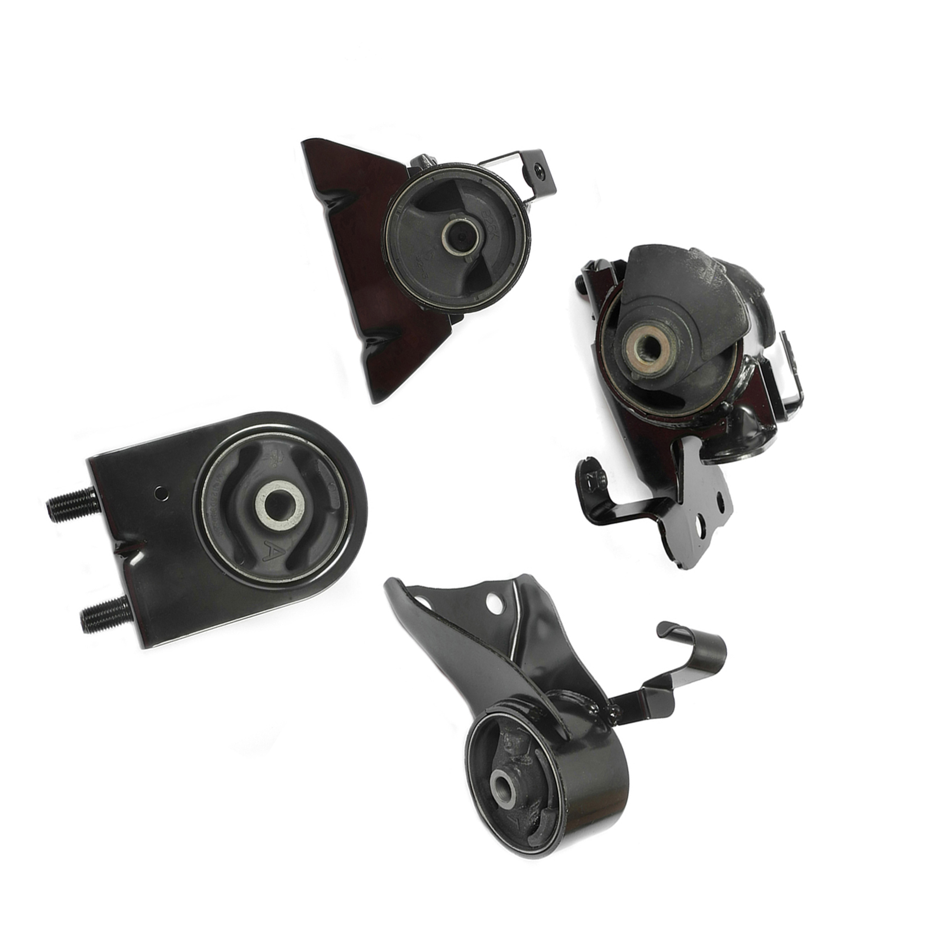 MaxBene Fits: 2001-2003 Mazda Prortege 2.0L Motor & Trans Mount 4PCS for Manual Transmission 8885  9072  8882  8977