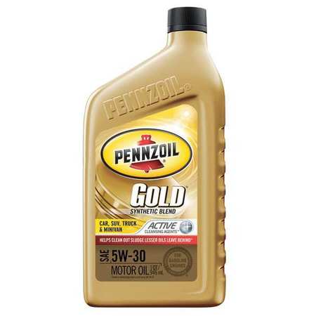 Pennzoil Gold Protects Against Frictional Wear Synthetic Blend Motor Oil 5W-30  1 Qt