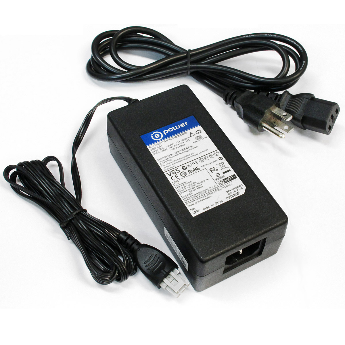 T-Power 32v AC Adapter for HP DeskJet F2187 F2110 F4140 F4185 F4190 / PSC 1507 1510v 1510xi Q5881A / DeskJet D1420 D1430 D1470 0957-2231 / PhotoSmart 