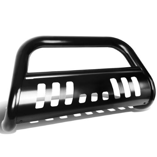 DNA Motoring BURB-038-BK for 1998 to 2011 Ford Ranger 3  Bumper Push Bull Bar+Removable Skid Plate (Black) 00 01 02 03 04 05 06 07 08 09 10