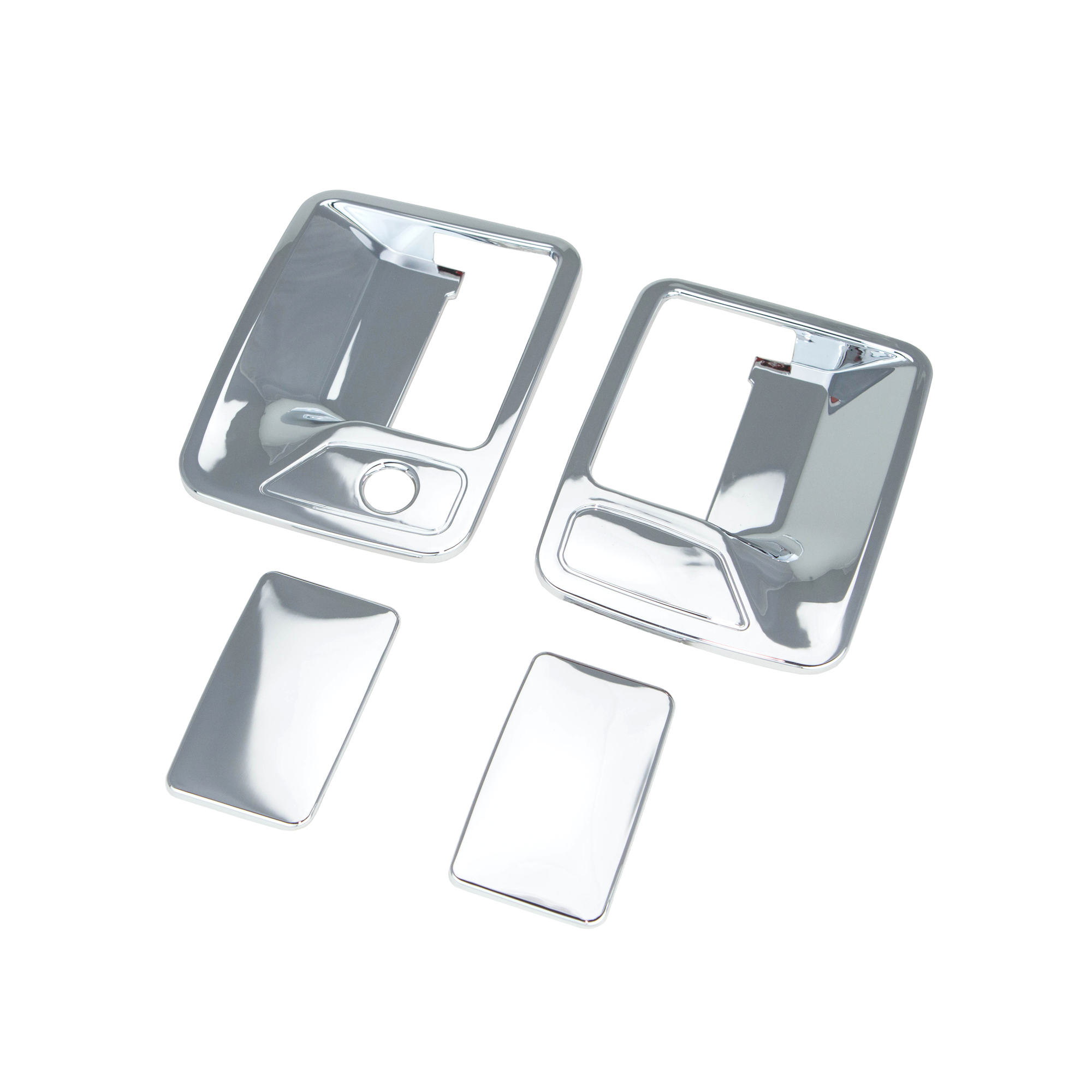 99-14 Ford F250/F350 Superduty Chrome Door Handle Cover 2D W/O Passenger Keyhole 99 00 01 02 03 04 05 06 07 08 09 10 11 12 13 14 F-250 F-350