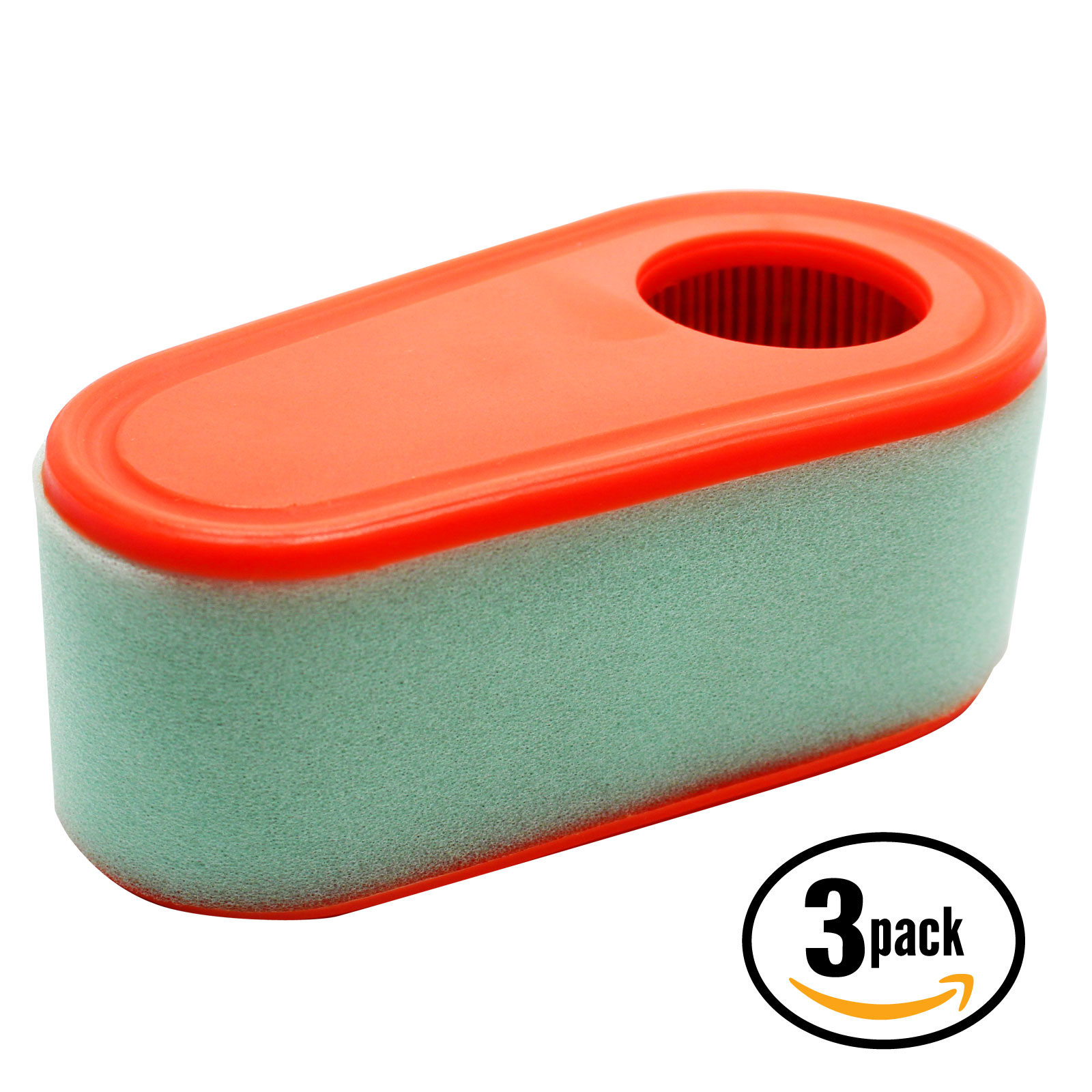 3-Pack Replacement Briggs & Stratton 121Q72-0134-F1 Engine Air Filter Cartridge - Compatible Briggs & Stratton 795066 Filter