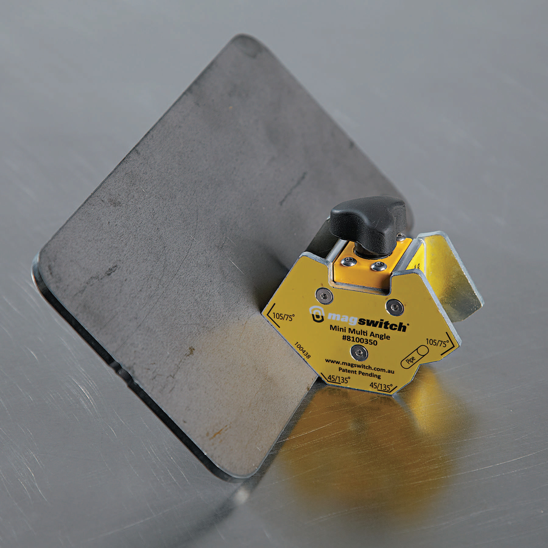 Magswitch Mini Multi Angle Tool  on/Off Switchable Welding Magnet  76 Pounds of Hold Force on Flat or Round Pieces of Steel at Any Angle  for Pipe or 