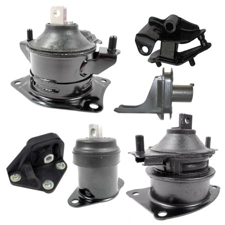 For 03-07 Honda Accord 2.4L FWD 4526 65025 4517 4516 4509 4542 6PCS Set Engine Motor and Transmission Mount 03 04 05 06 07