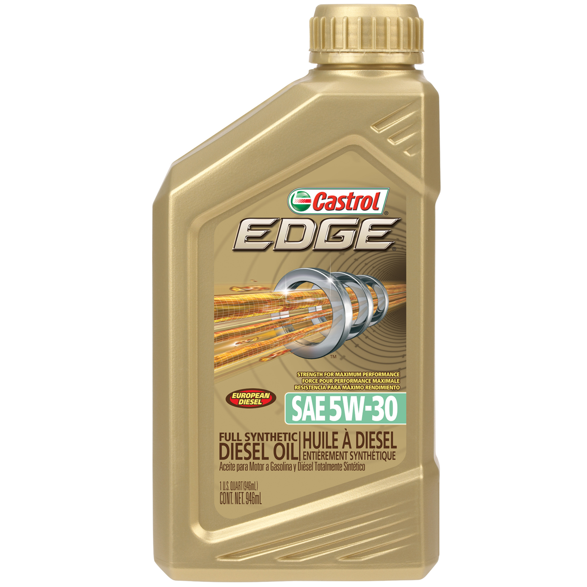 Castrol EDGE 5W-30 Diesel Full Synthetic Motor Oil, 1 QT