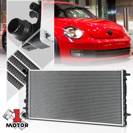 Aluminum Core Radiator OE Replacement for 98-11 VW Beetle/Cabrio Auto Dpi-2241 99 00 01 02 03 04 05 06 07 08 09 10