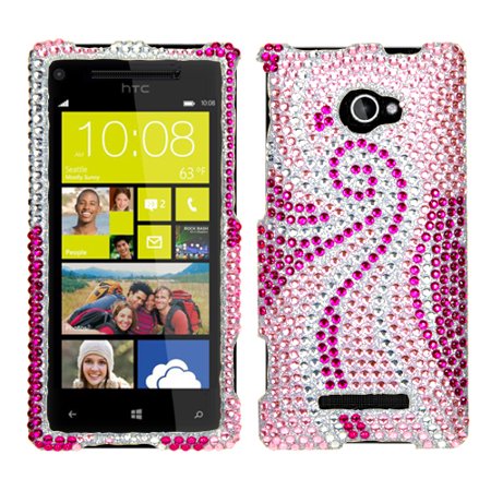 Mybat Phoenix Tail Diamante Protector Cover for Htc 6990 Windows Phone 8x