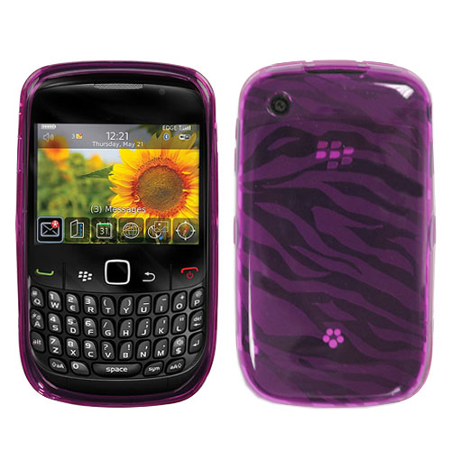 Hot Pink Zebra Skin Candy Skin Cover for Blackberry 8520 8530