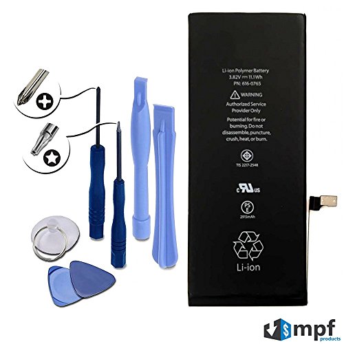 2915mAh 616-0765, 616-0770, 616-0772 Battery Replacement for Apple iPhone 6 Plus A1522, A1524, A1593 with Installation Tool Kit