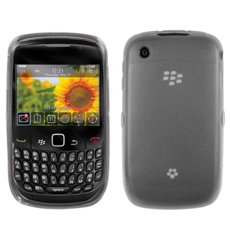 Insten Semi Transparent Smoke Case Rubber for BLACKBERRY 8520 8530 9300 9330