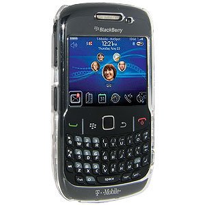 Premium Clear Snap on Hard Shell Case for BlackBerry Curve 3G 9330, BlackBerry Curve 3G 9300, Blackberry Curve 8530, BlackBerry Curve 8520