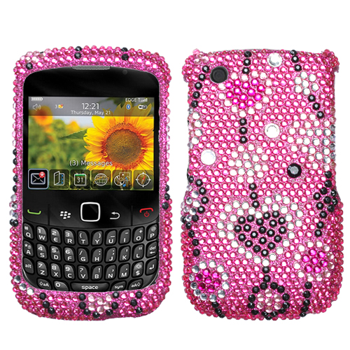 Love River Diamante Protector Cover for Rim Blackberry 8520 Curve Rim Blackberry 8530 Curve Rim Blackberry 9300 Curve 3g Rim Blackberry 9330 Curve 3g