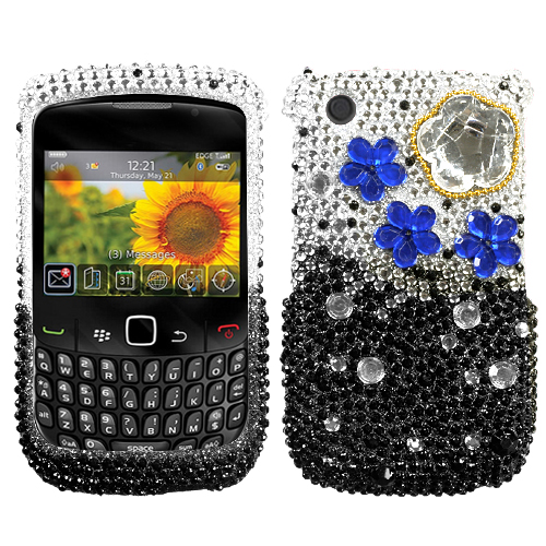 Cloudy Night Diamante Phone Protector Cover for Blackberry 9300 Curve 3g Blackberry 9330 Curve 3g Blackberry 8520 Curve Blackberry 8530 Curve