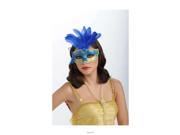 Blue Carnival Eyemask Rubies 4807