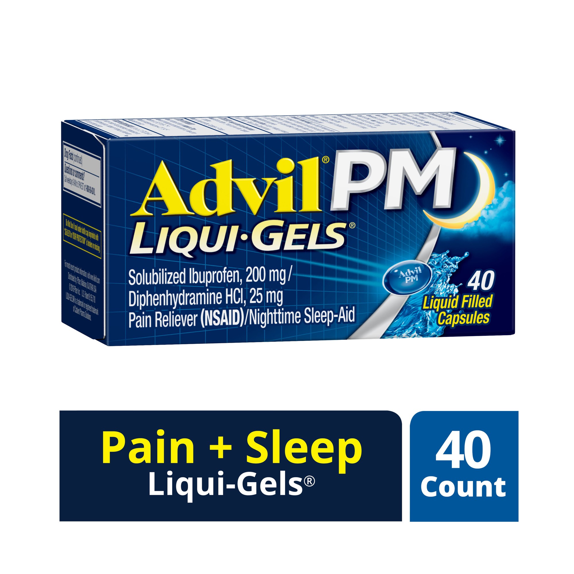 Advil - Liqui-Gels - Pm - 40 Ct