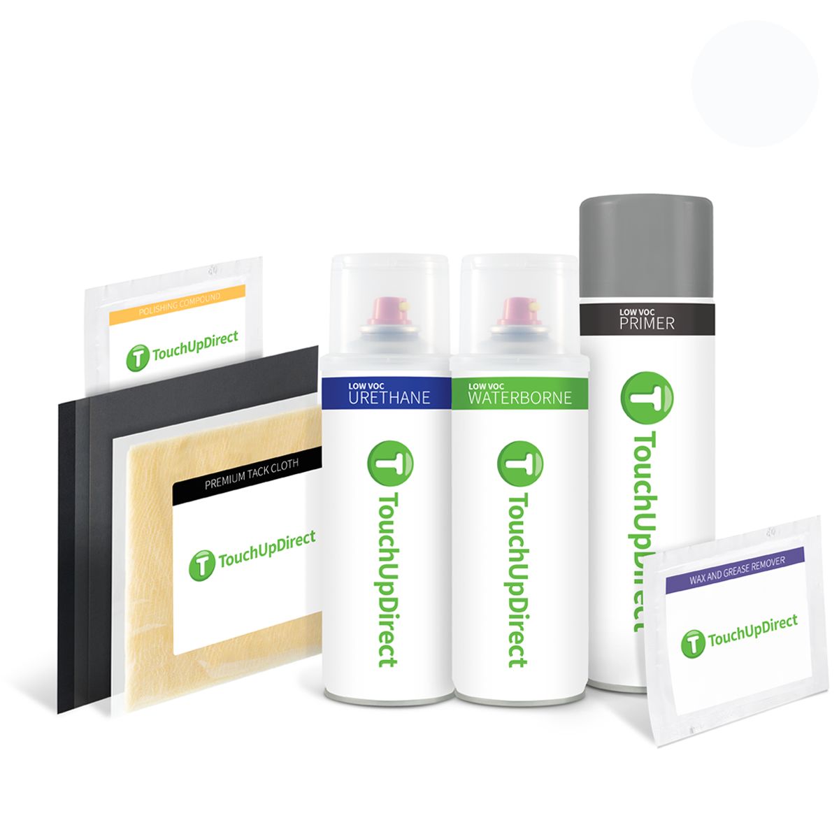 TouchUpDirect for Mercedes-Benz Exact Match Automotive Touch up Paint - Designo Magno Cashmere White Matte (049/0049) - Kit