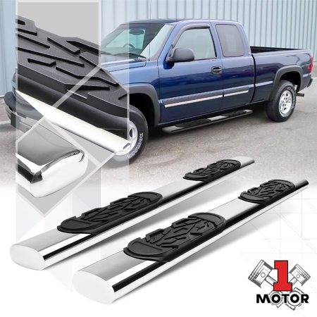 Chrome 6  Side Step Nerf Bar Running Board for 99-14 Silverado/Sierra Ext Cab 00 01 02 03 04 05 06 07 08 09 10 11 12 13