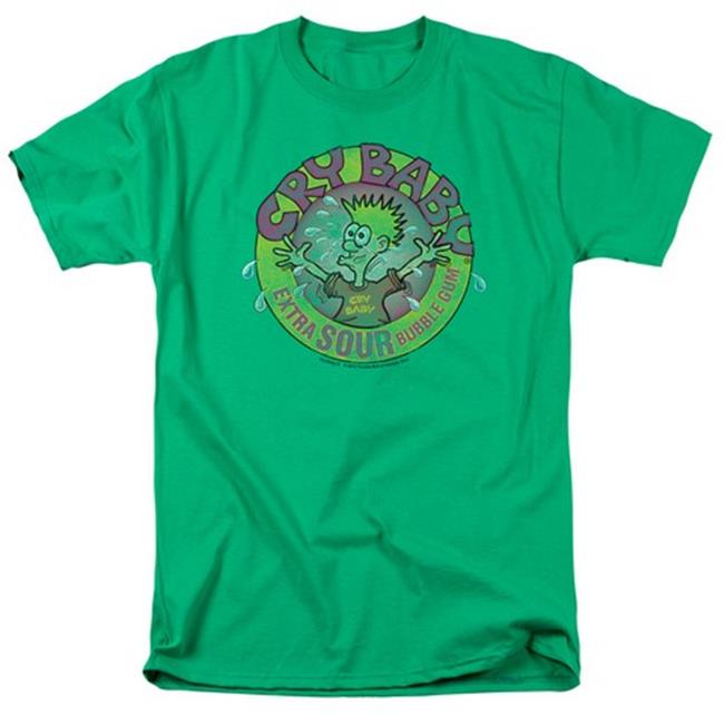 Trevco Dubble Bubble Logo - Short Sleeve Adult 18-1 Tee - Kelly Green  Small