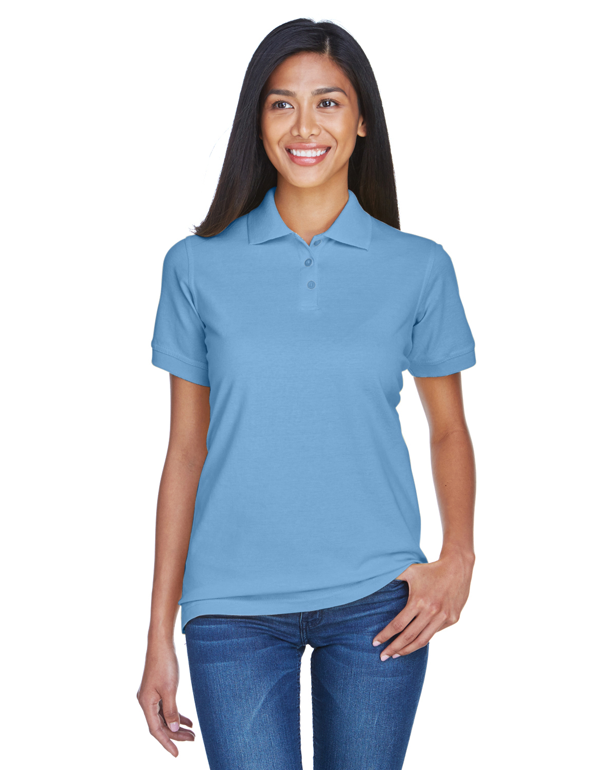 UltraClub Ladies  Classic Piqué Polo - 8530