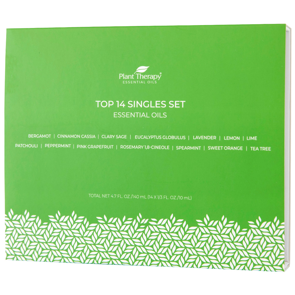 Plant Therapy Top 14 Singles Set Lavender  Eucalyptus  Peppermint  Orange Sweet  Lemon & More 100% Pure  Undiluted  Natural Aromatherapy for Topical U