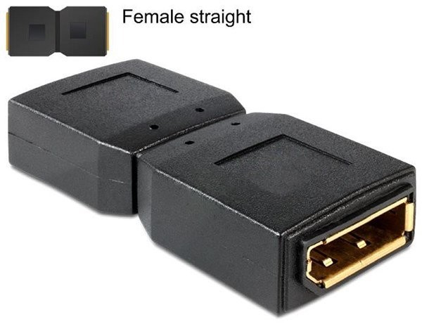 DeLOCK 65374 Cable Gender Changer Displayport Black