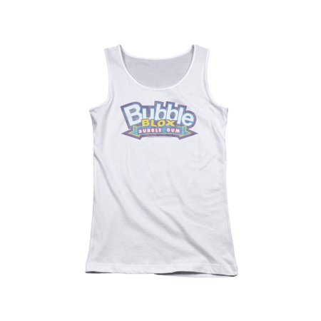 Dubble Bubble Bubblegum Vintage Bubble Blox Logo Juniors Tank Top Shirt