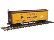 Atlas HO Scale 36' Wood Reefer Mid-West Catsup (Yellow/Boxcar Red/Red) #4722