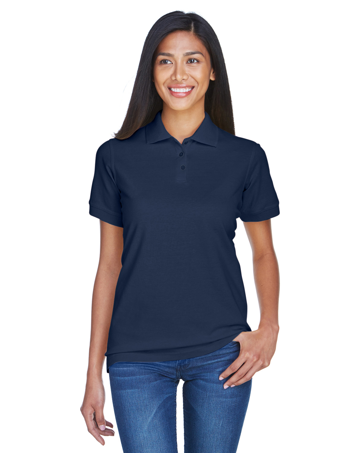 UltraClub Ladies  Classic Piqué Polo - 8530