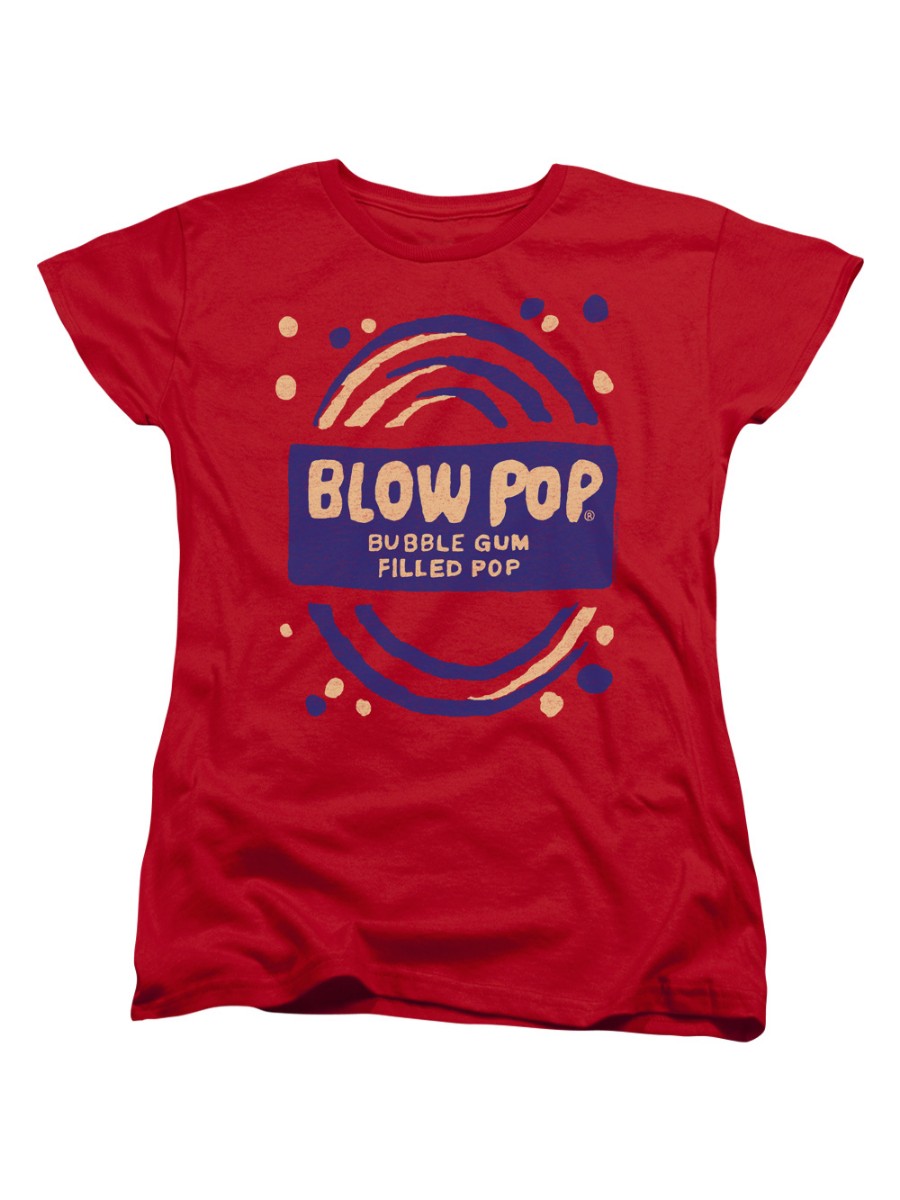 Tootsie Roll Industries Blow Pop Bubble Gum Filled Pop Women S T-Shirt Tee