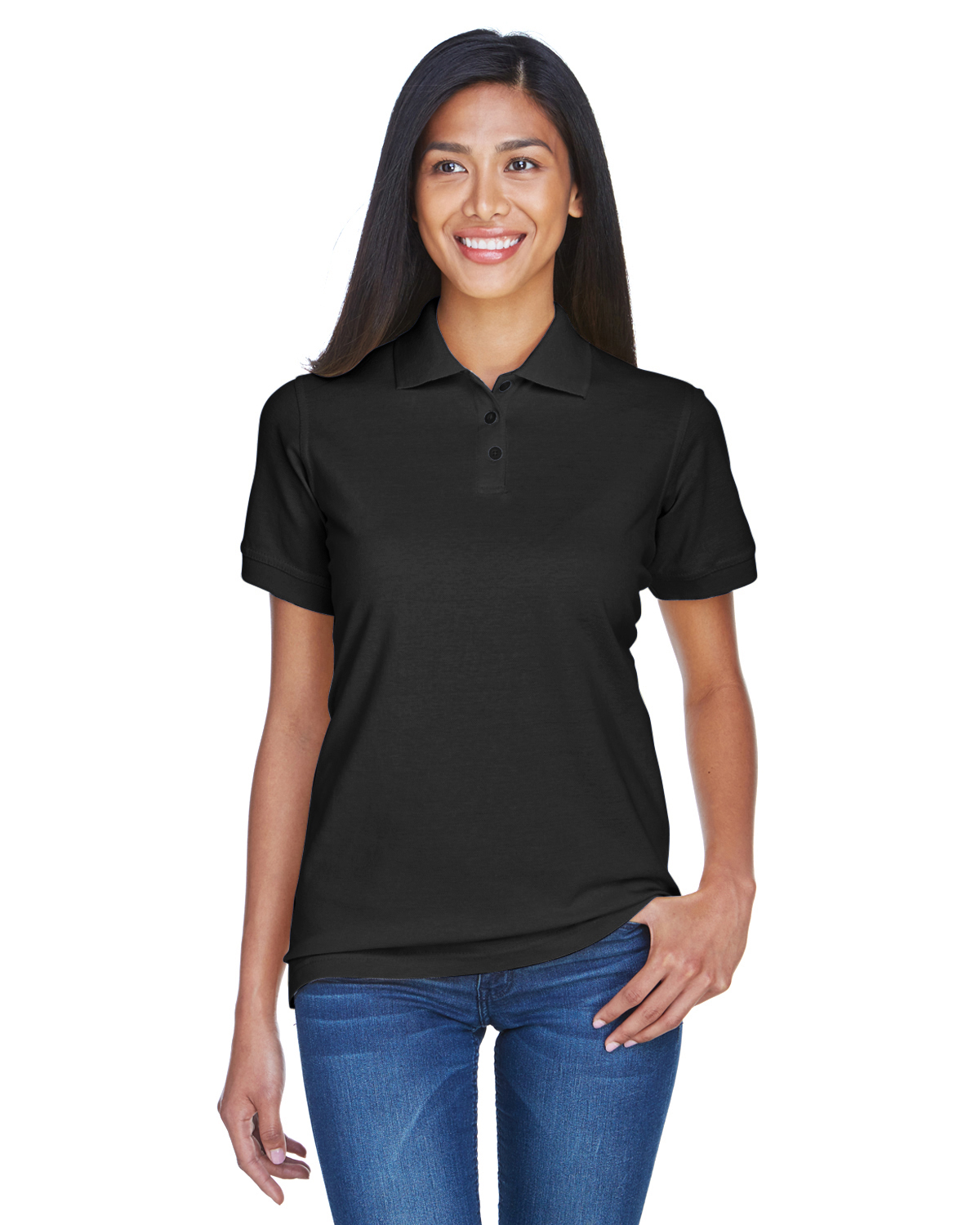 UltraClub Ladies  Classic Piqué Polo - 8530
