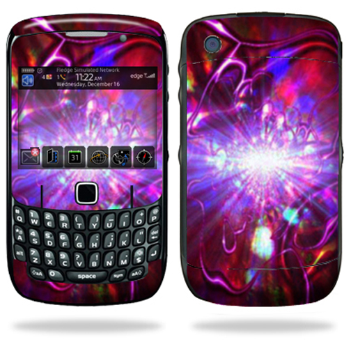Skin Decal Wrap Compatible with Blackberry Curve 8500 8520 8530 Crimson Trip